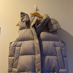 lululemon athletica Gray Puffer Vest
